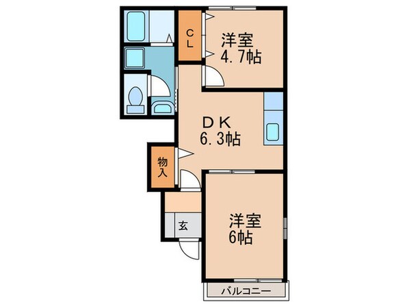 イル・パラッツオエテルノＢの物件間取画像